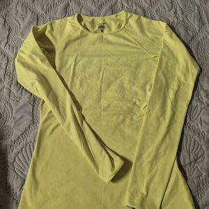 Nike Bright Yellow Long Sleeve Top